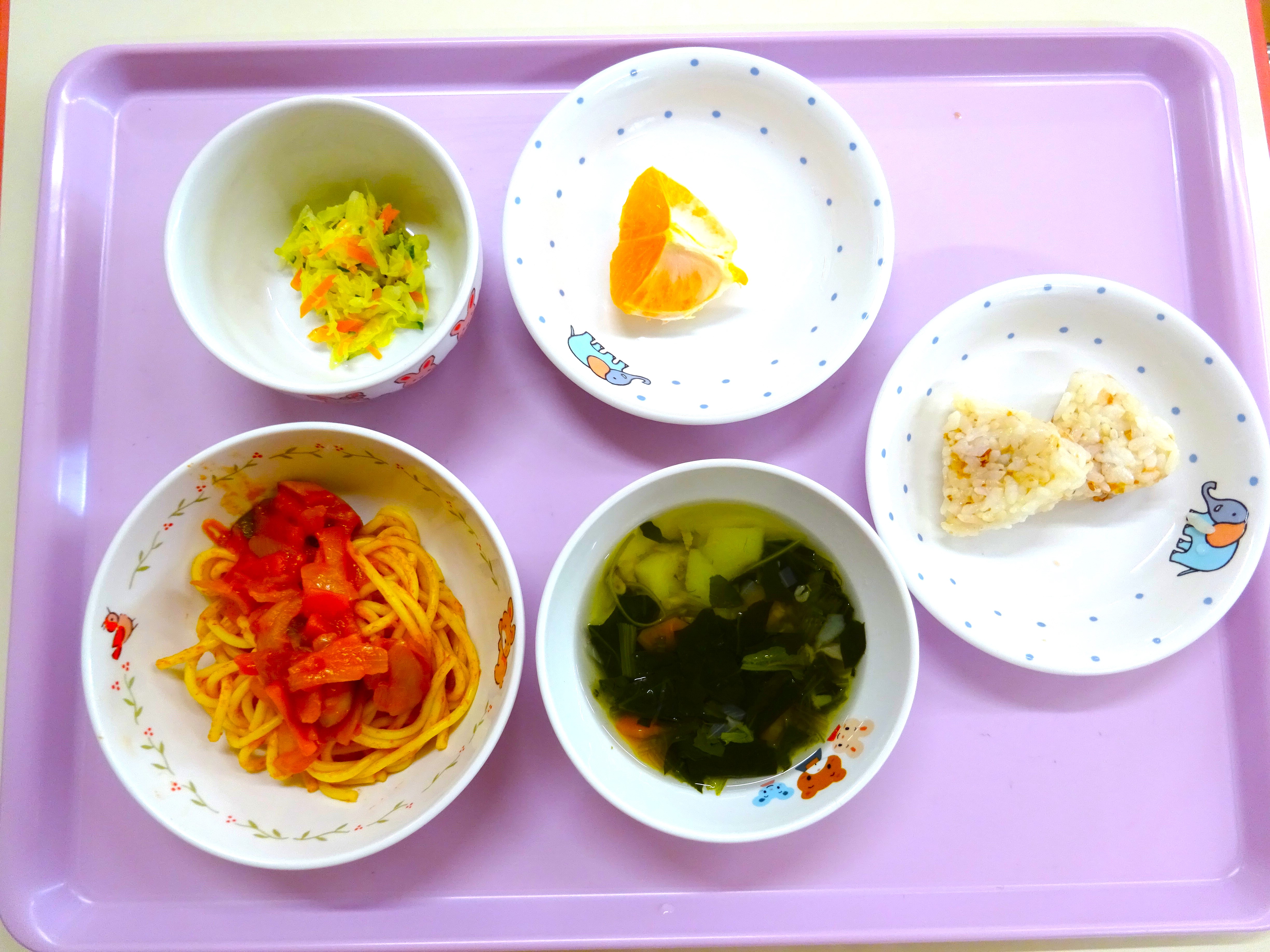 １・２歳児の給食